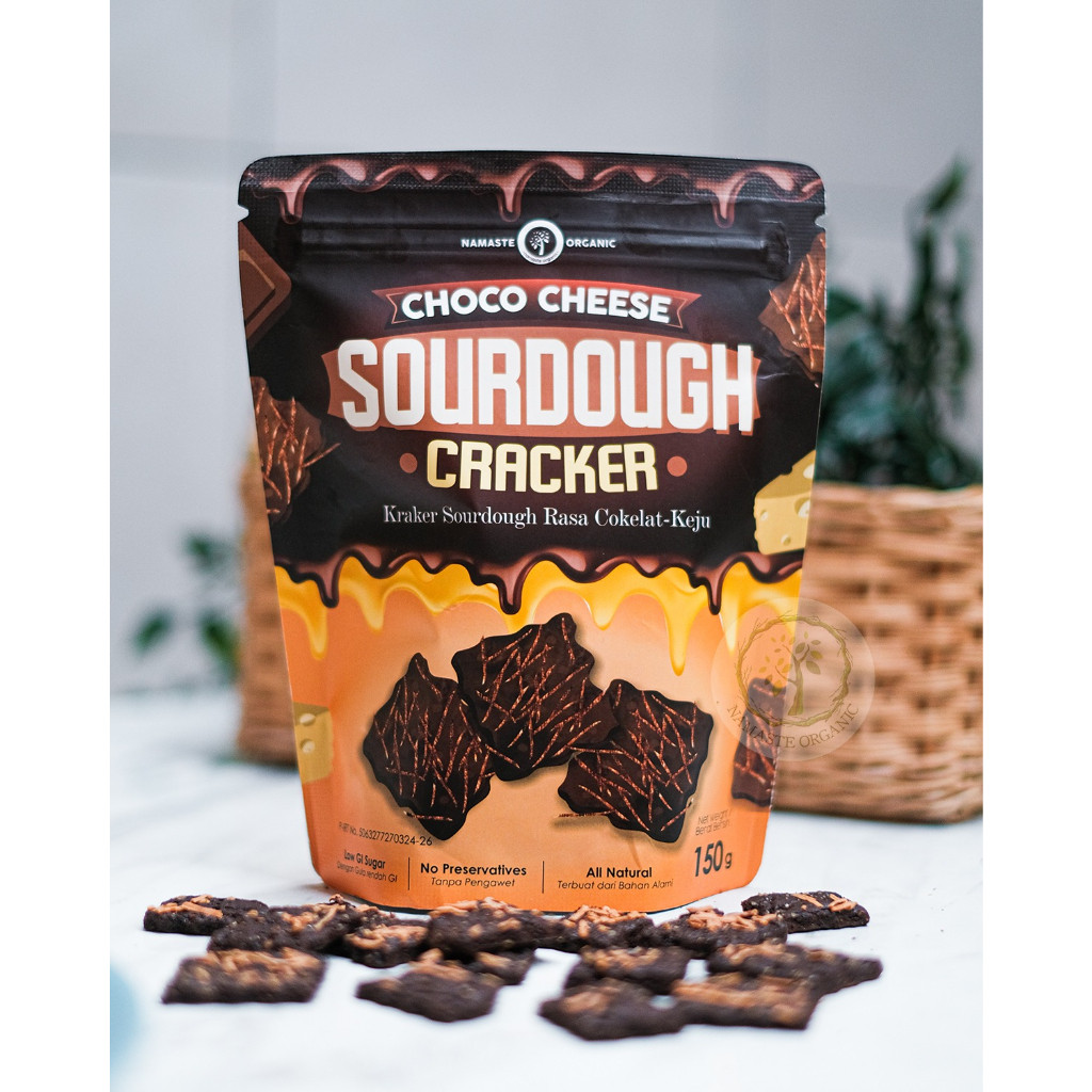 

[AS] SOURDOUGH CRACKER - CHOCO CHEESE 150GR