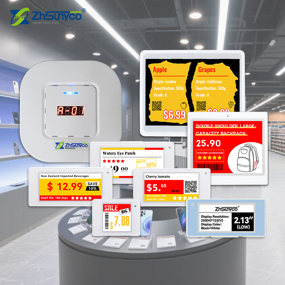 

2.4GHz Digital Price Tag E-ink Price Tag Automatic Label ESL System Electronic Shelf Label for Supermarket
