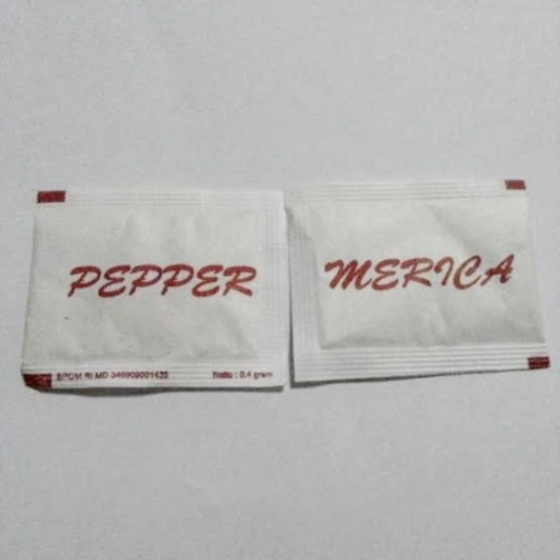 

New Merica / Lada Bubuk Sachet - Paper Sachet @250 pcsPremium