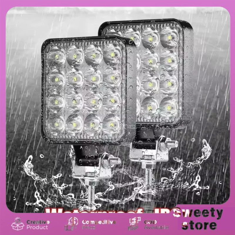 lampu sorot, lampu kerja lampu tembak LED TaffLED Lampu Sorot Tembak Mobil LED Floodlight Cool White