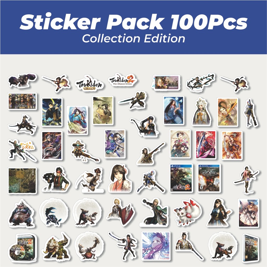 

Hot Stiker Game Series Toukiden Karakter Mix 1 Lucu Anti Air Stikers Berperekat Waterproof Sticker Decal Buat Motor Helm Buku Journal Koper Casing HP Laptop Botol Minum