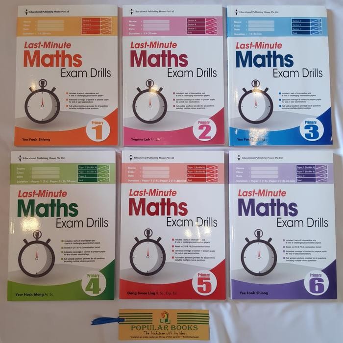 

Last Minute Maths Exam Drills - Primary 1