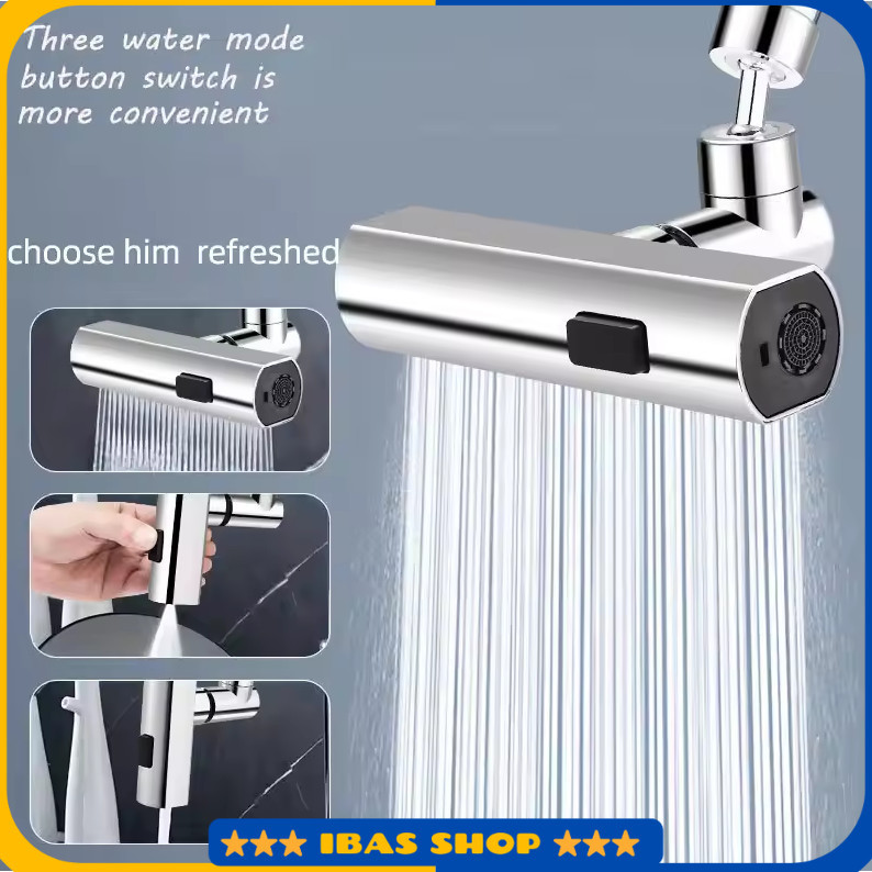 Keran Air Extender Faucet Water Outlet Universal 360 Degree - O2