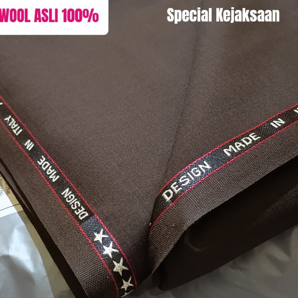 WOOL ASLI PREMIUM KAIN KEJAKSAAN PDH PDU