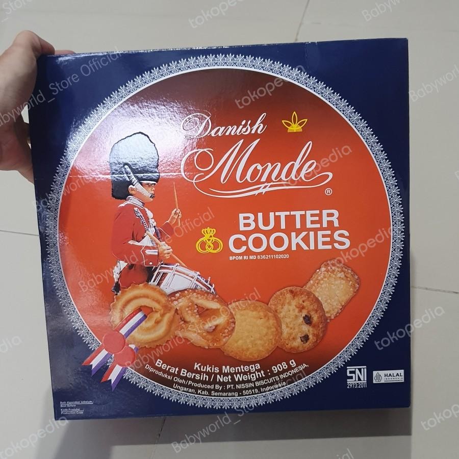 

Danish Monde Butter Cookies Kaleng Kukis Mentega Ukuran 908gr / 454gr
