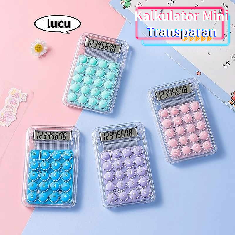 

Kalkulator Saku MIni 8 Digit, Desain Lucu dan Praktis untuk Pelajar dan Kantor