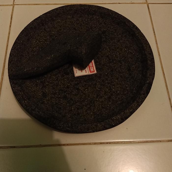 cobek batu kali 200% asli batu. 20cm