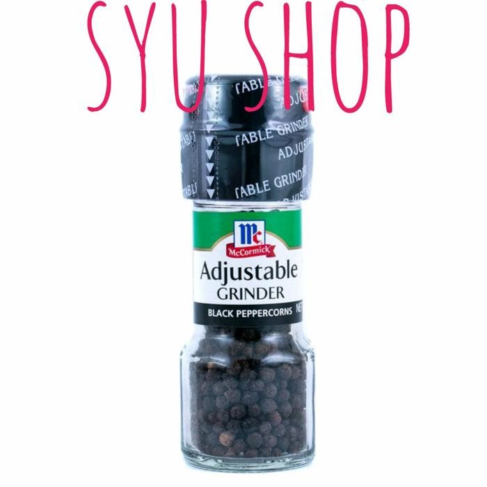 

mccormick black pepper adjustable grinder 35 gr blackpepper mc cormick