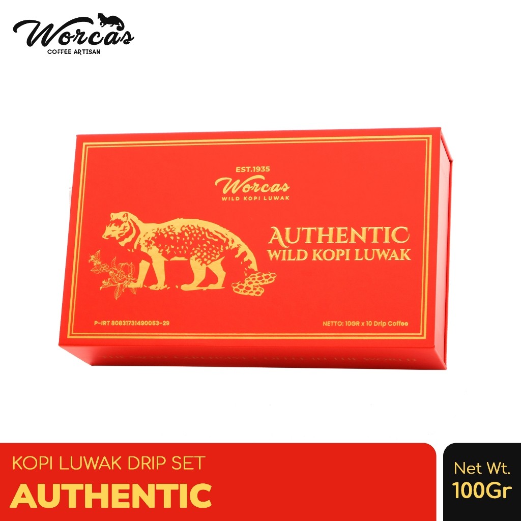 

WORCAS Authentic Wild Kopi Luwak Drip Filter 100gr
