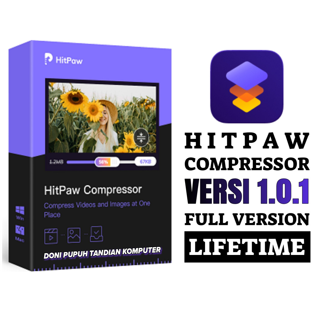 HitPaw Compressor Full Version Lifetime + Video Cara Install