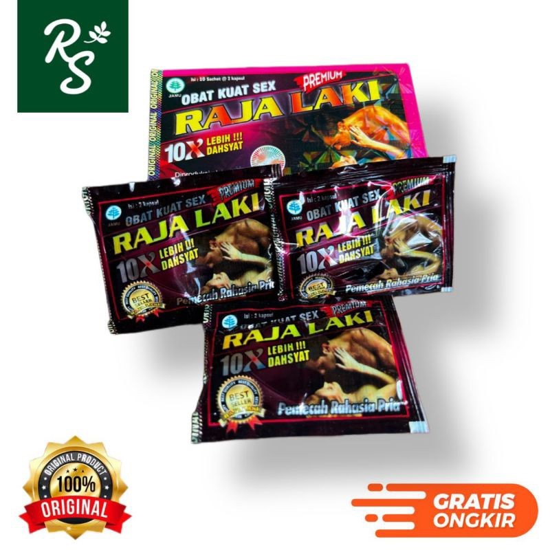 NEW OBAT KUAT RAJA LAKI ISI 10 SACET ORIGINAL 100%