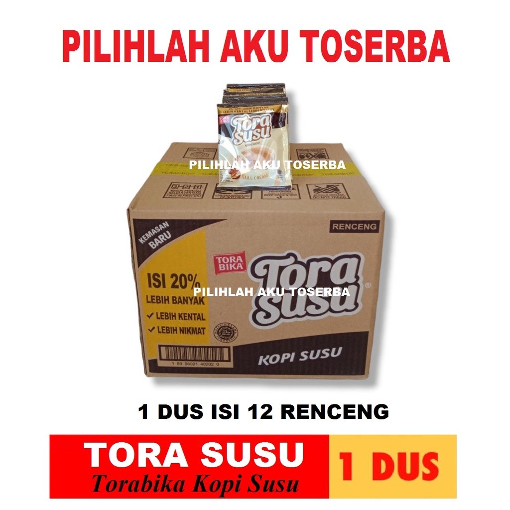 

Tora Susu Kopi Torabika Susu 26gr x 10pcs (HARGA 1 DUS)