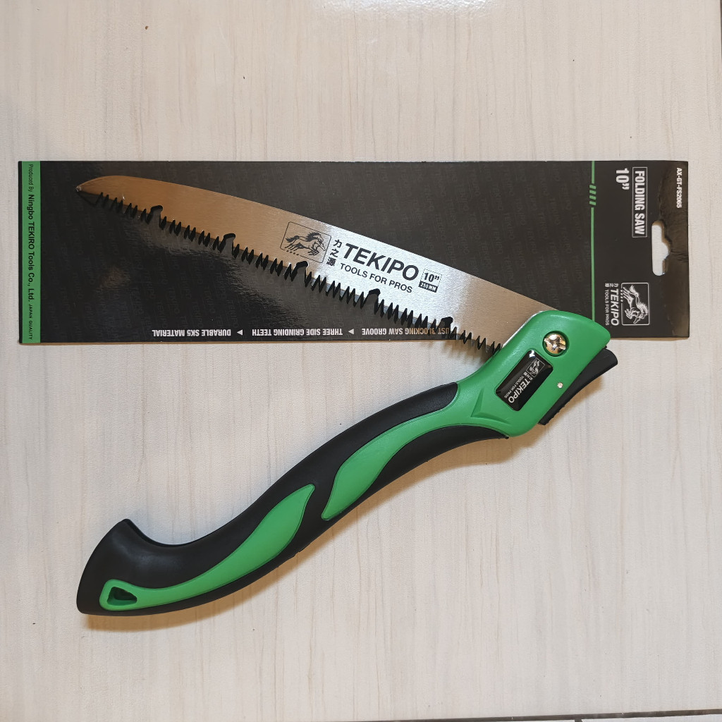 Gergaji dahan lipat tekipo Folding saw 10" TEKIPO Gergaji kayu potong lipat dahan