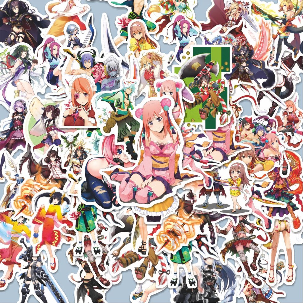 

100PCS Lucu Stiker Game Onigiri CyberStep Stiker Aesthetic Stiker Anti Air Stikers Berperekat Waterproof sticker decal buat Motor Helm Buku Journal Koper Casing HP Laptop Botol Minum Hadiah anak