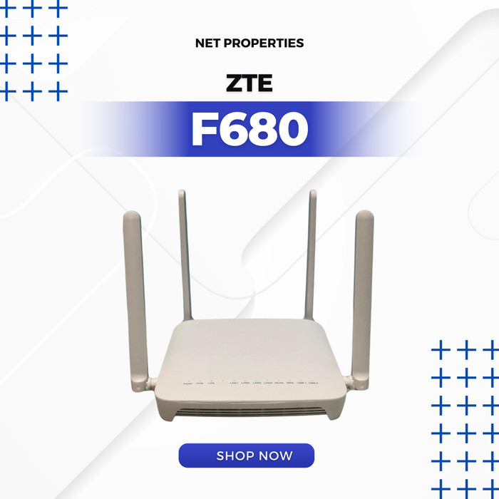 Modem ZTE F680 4 Antena 5Ghz Ready Stock