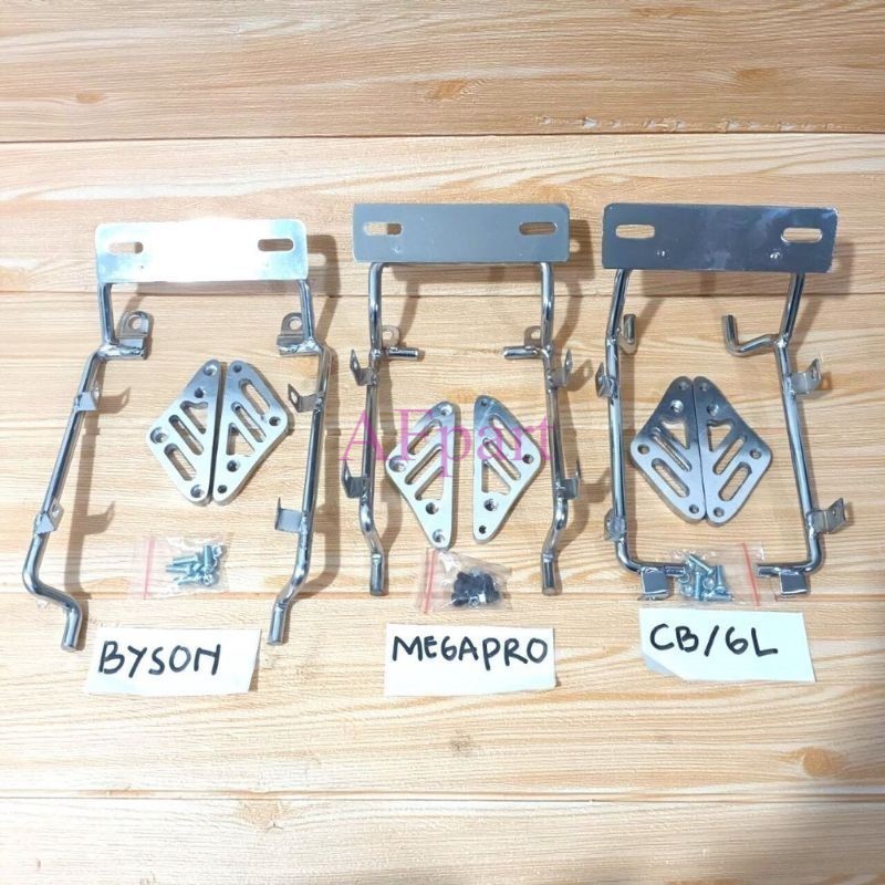 kupingan dudukan bracket breket pangkon lampu depan CB GL MEGAPRO TIGER tralis CNC HEREX THUNDER BYS