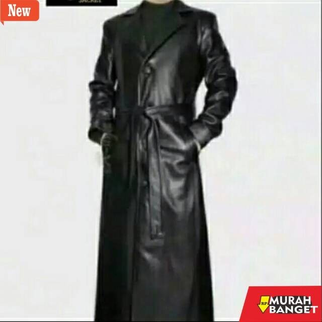 jaket kulit pria garut Jaket semi kulit pria terbaru jubah pnjang