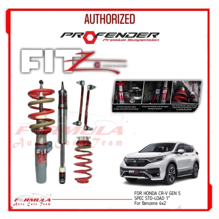 Shockbreaker Suspensi COILOVER PROFENDER FITZ Honda CRV Turbo 17+