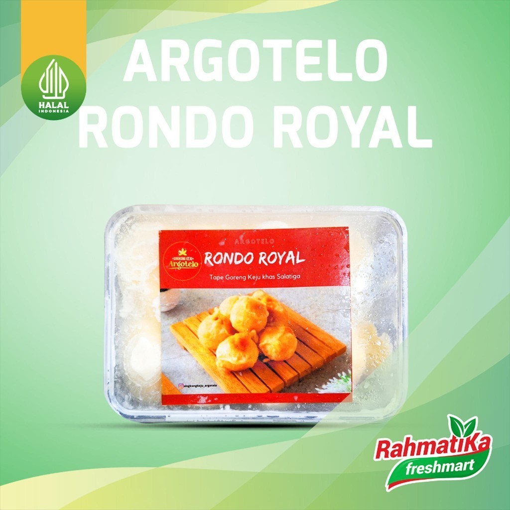 

Argotelo Rondo Royal Tape Goreng Keju Khas Salatiga (Frozen)