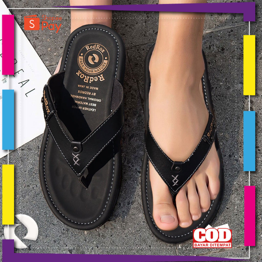 [PREMIUM ORIGINAL] Sandal Pria Japit RedRox Venus Original