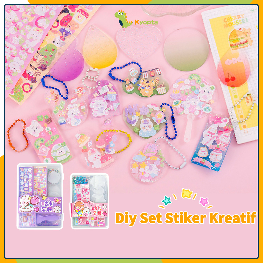 

Kyopta Mainan Diy Gantungan Kunci Mainan Anak Perempuan Diy Gantungan Kunci Murah Lem Krim Hadiah Buatan Tangan Bahan Diy
