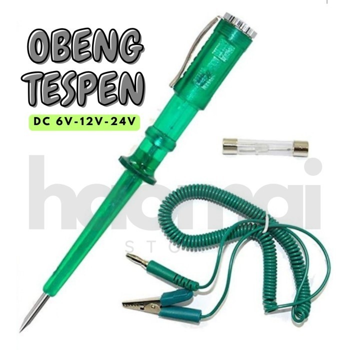 Tespen DC 6V-12V-24V Automotive Circuit Tester Obeng Tespen 6-24V