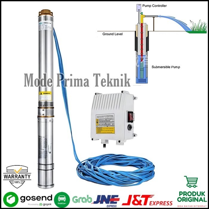 Submersible pump/pompa Sateli 3inch 1hp 750watt Pompa Sible Water Pump