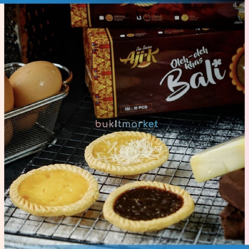 

Pie Susu Ajik Krisna Bali Bakpia Original Durian Coklat Keju Isi 10 & 30 pcs Oleh-Oleh Best Seller