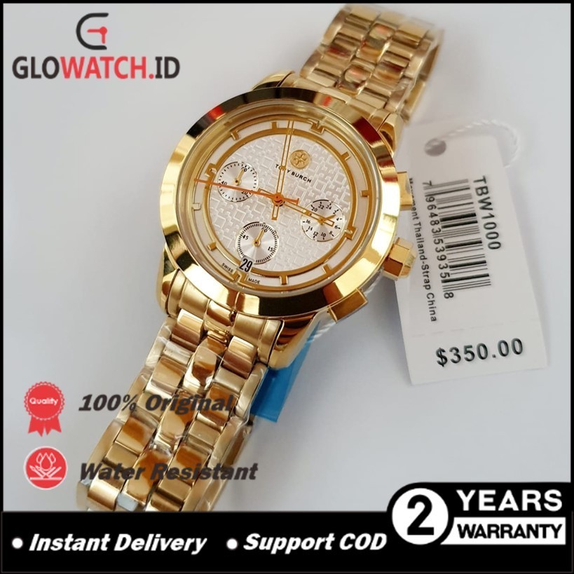 [Promo] Jam Tangan Wanita Tory Burch TBW1000 / TBW-1000O Summer Newness Original (Garansi 2 tahun) /