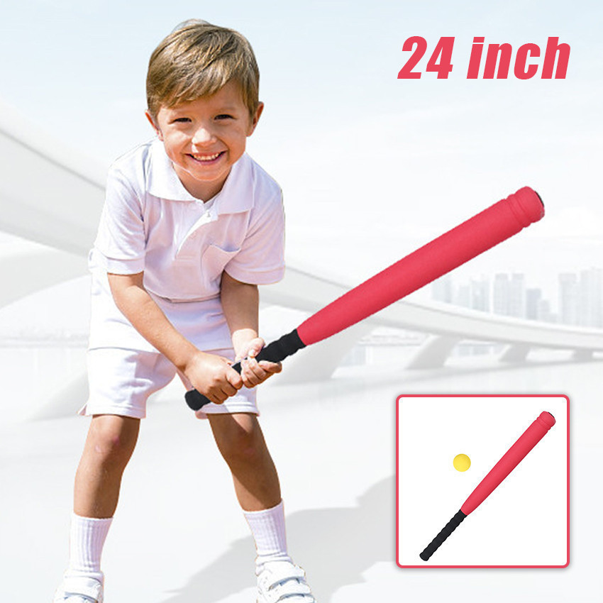 Mainan Tongkat Baseball Anak Bahan Busa Baseball Bat Stick - Softball - Addo Out And About Baseball 