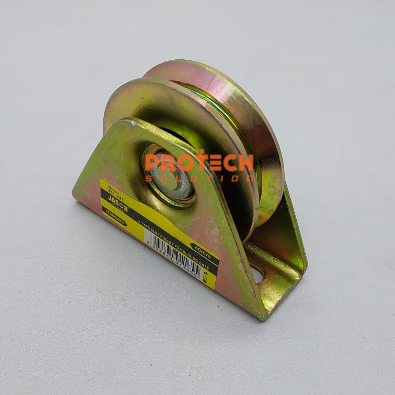 JASON Roda Pagar besi Rel galvanis gate wheel 60mm V Siku 6cm