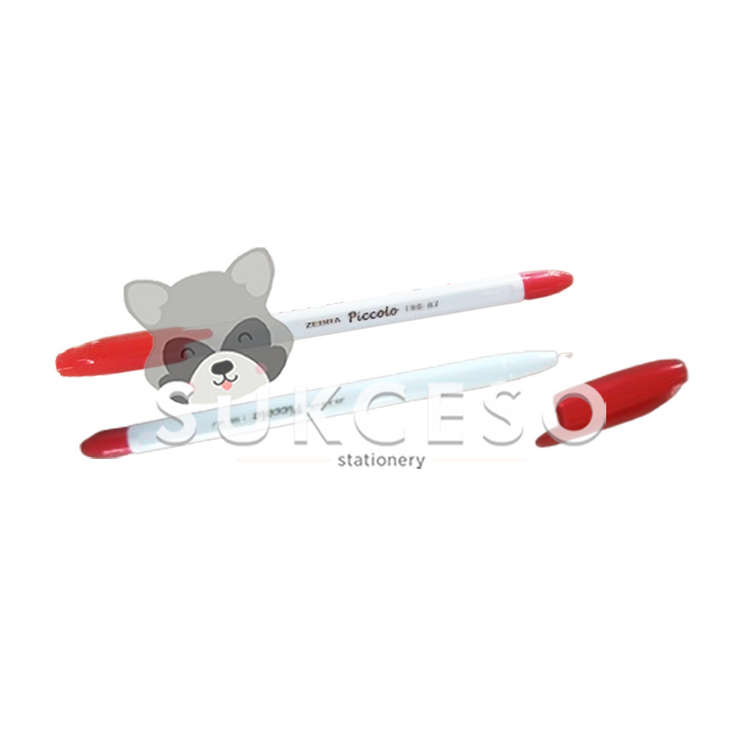 

Zebra Pulpen Piccolo Merah-Putih Tinta Hitam 0,7 Special Edition Pena Ballpoint LIMITED Murah