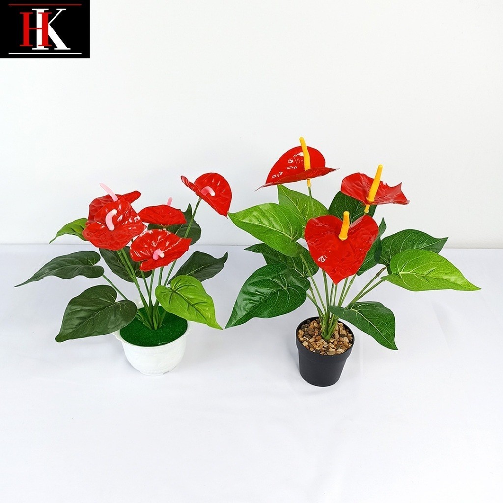 Bunga Keladi Hias Plastik Dekorasi Rumah