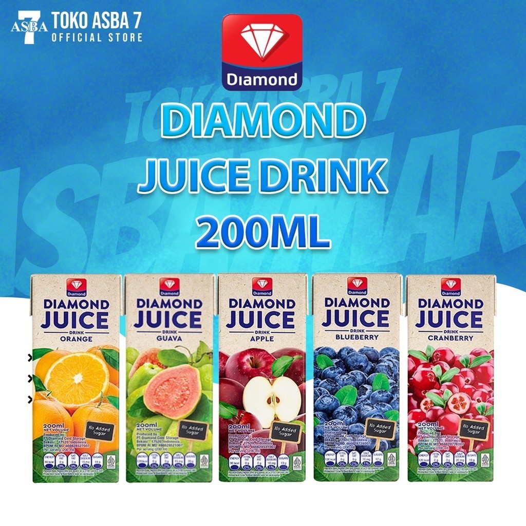 

DIAMOND JUICE DRINK BLUEBERRY 200ML