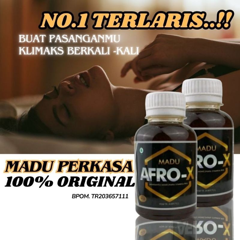 

Madu AFRO-X Obat kuat pria tahan lama 100% Original BPOM membantu menambah stamina pria dan meningkatkan gairah pria