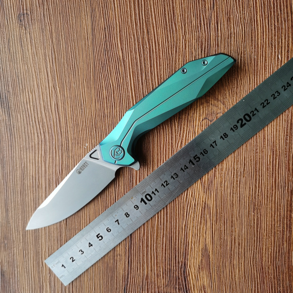 knife Kb235 Nova Folding knife  6AL4V Titanium Handle 14C28N steel blade outdoor survival