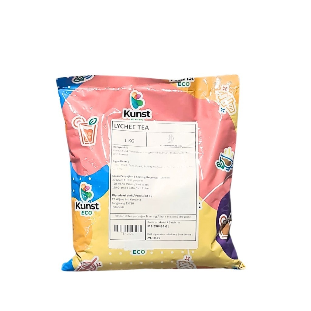 

Kunst Bubuk Minuman Rasa Teh Leci 1kg Lychee Tea Powder Drink