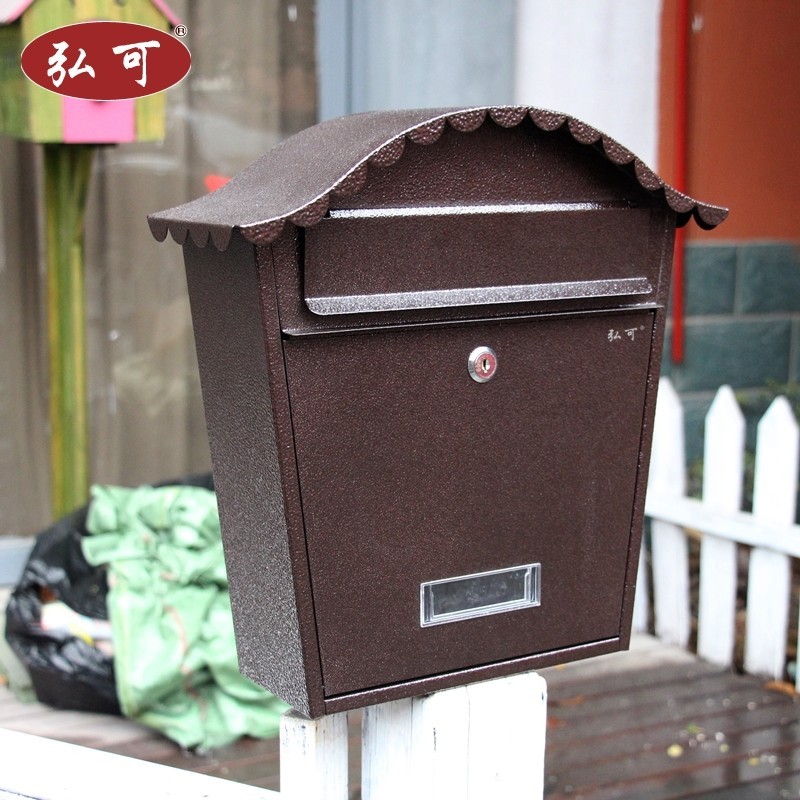 

Premium Galvanized Steel Wall Mounted Mailbox ，Lockable Letterbox ，Weather Resistant Postbox, Easy to Assemble