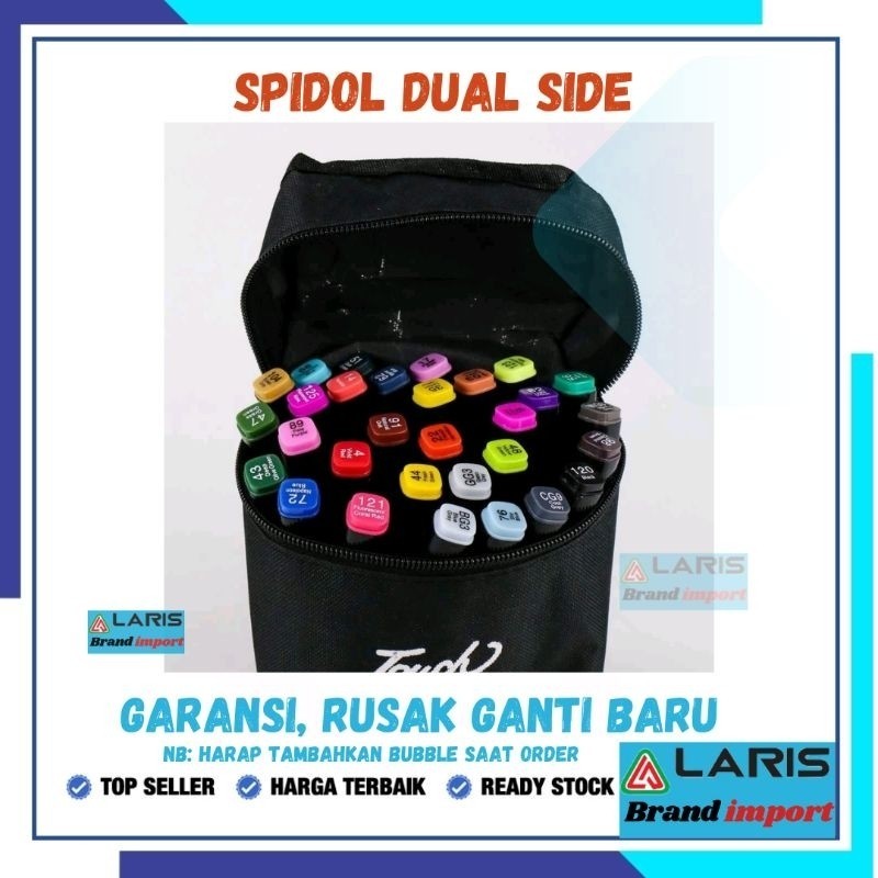 

TC-DA1 TOUCH Spidol Dual Side Fine Art Marker 30 Color - T30