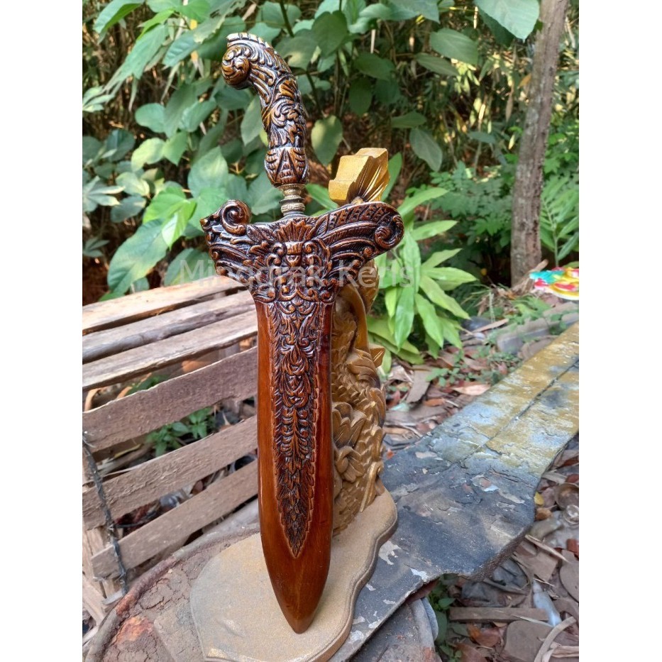 Warang Keris Bethok Ukiran Aluasan Finishing Free Lubang MK31