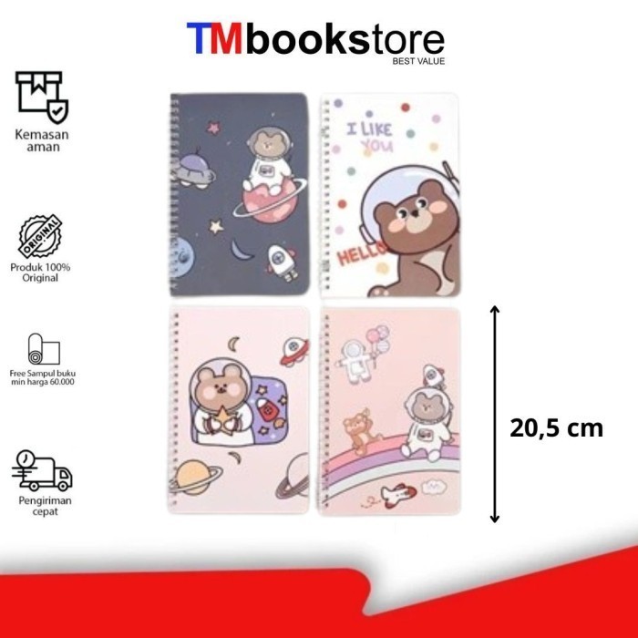 

SPIRAL NOTE BOOK A5 VC A5-001 SAJ TMBOOKSTORE