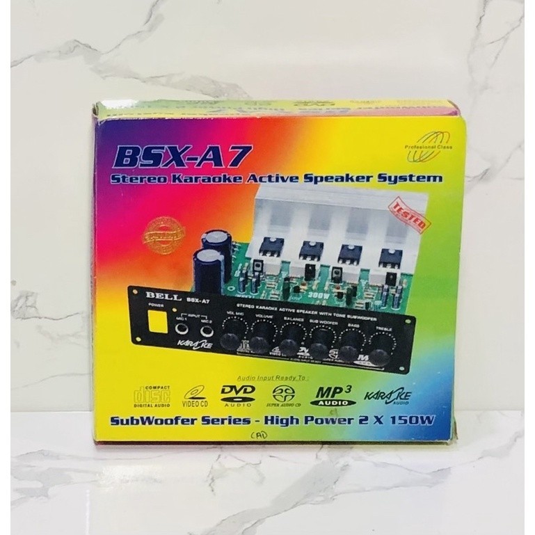 Kit Power Speker Active BSX - A7 2 x 150W