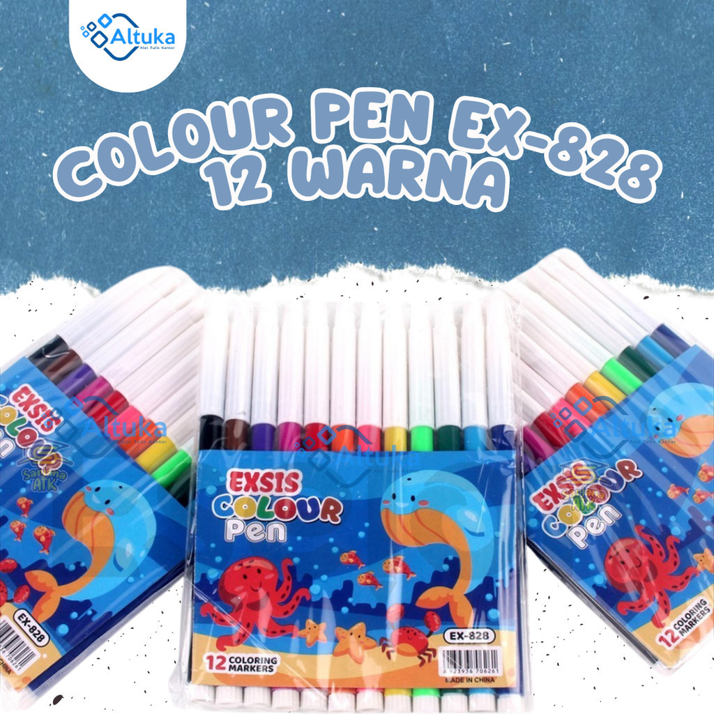 

Spidol Mewarnai 12 Warna Funcy 828 Murah Berkualitas