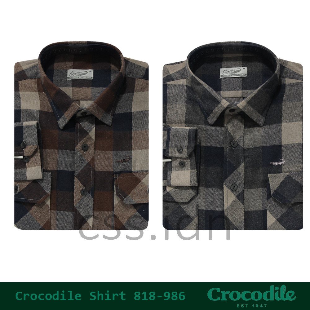 Kemeja Pria Lengan Panjang Crocodile 818-986