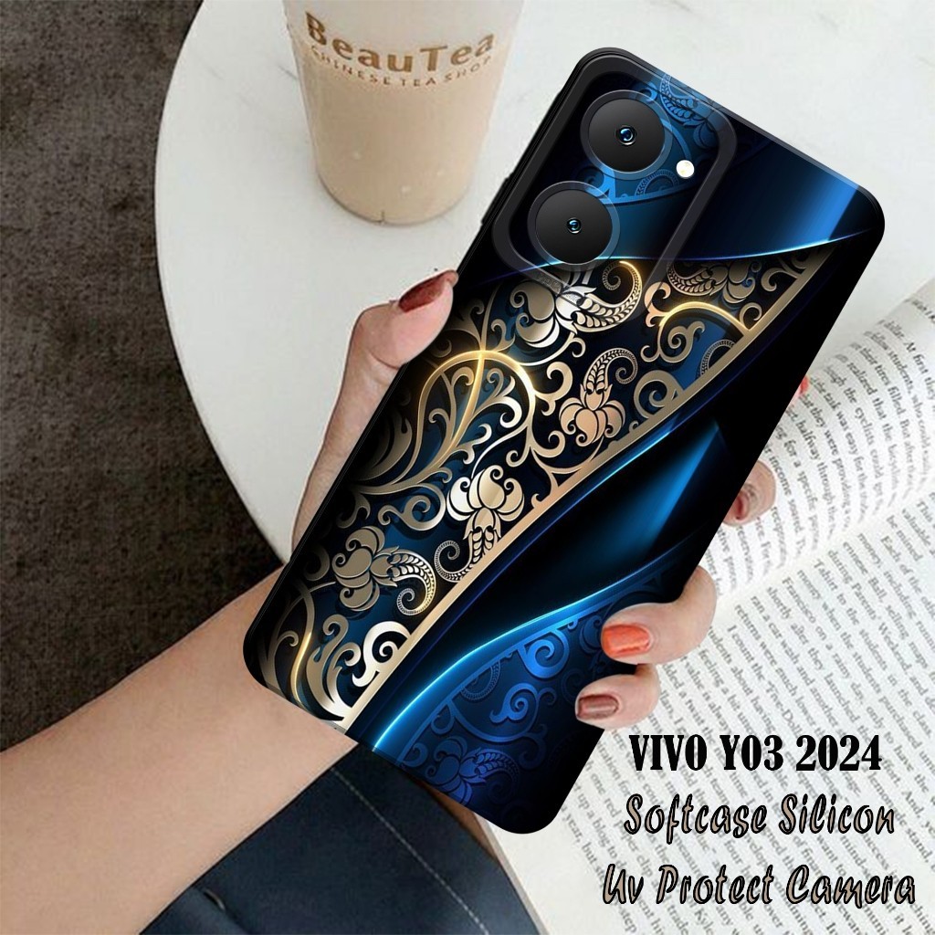 Case VIVO Y03 2024 - VIVO Y03 2024 Terbaru - Softcase  VIVO Y03 2024  - Softcase Pro Camera - Casing