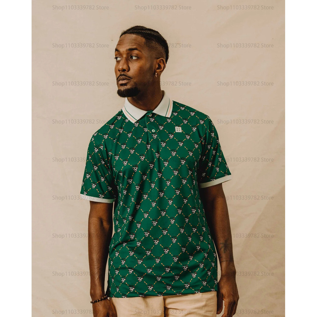 Men's Short SleGolf wear men golf clothing Polo Shirt Short Sleeves Golf Trainning T Shirts High-end