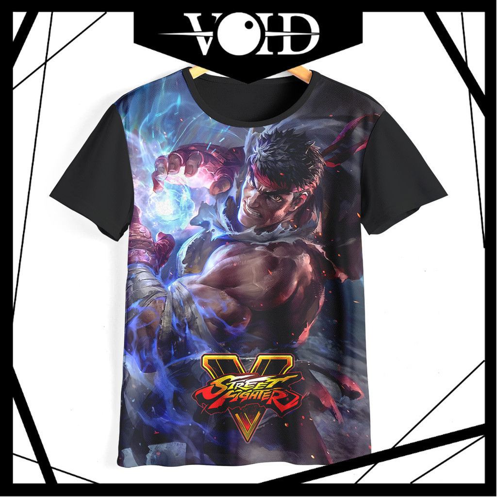 Kaos Street Fighter Keren dan Adem | Kaos Ryu Street Fighter Anak & Dewasa | 01SF Street Fighter Ryu