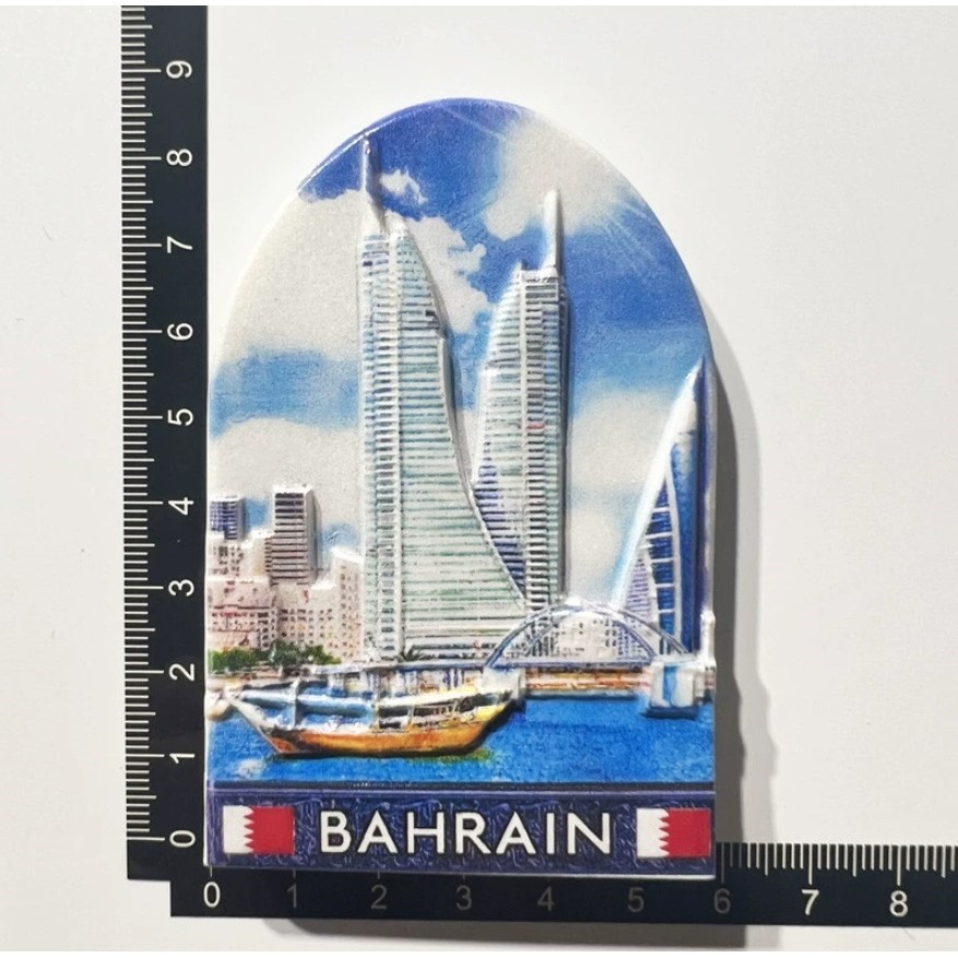 

Bahrain Travelling Fridge Stickers Tourist Souvenirs Home Decoration Wedding Birthday Gifts Fridge Magnets Message Board Sticker