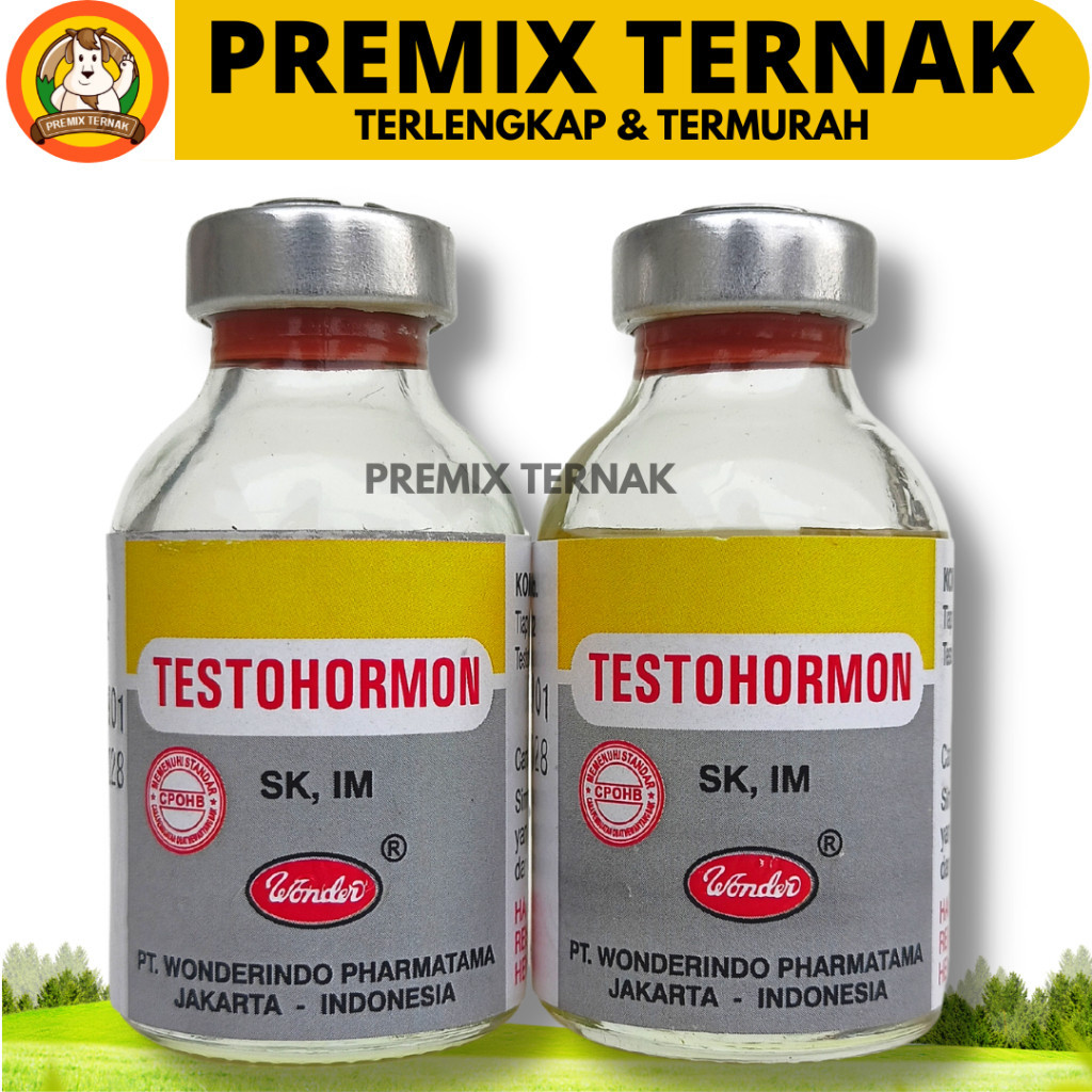 LM27U TESTOHORMON 20 ml - Hormon Tingkatkan Reproduksi Hewan Jantan Betina Wonder