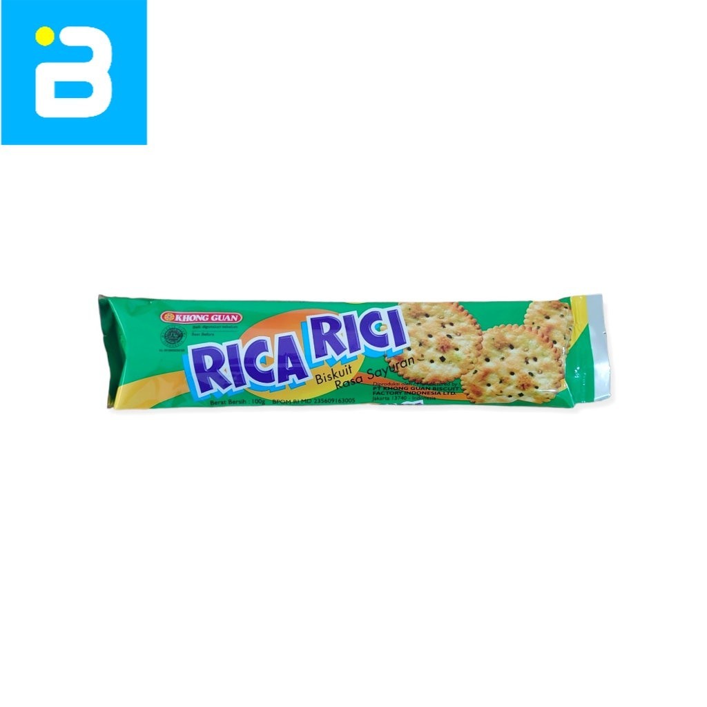 

Khong Guan Rica Rici Biskuit Rasa Sayuran 100 G